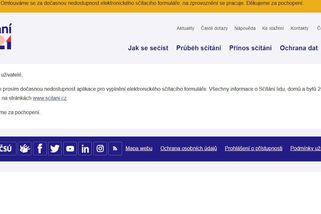 Sčítání lidu opět zadrhává. Po opravě se problémy vracejí - Novinky