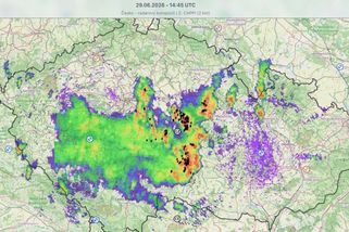 Prahu včera bouřky zcela ignorovaly - Novinky