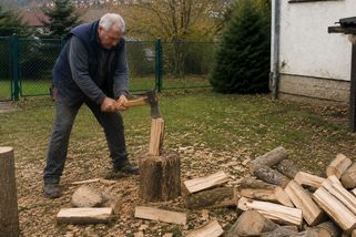 Ivan měl zásobu dřeva na celou zimu. Kvůli chybě při skladování ji nakonec nemohl použít