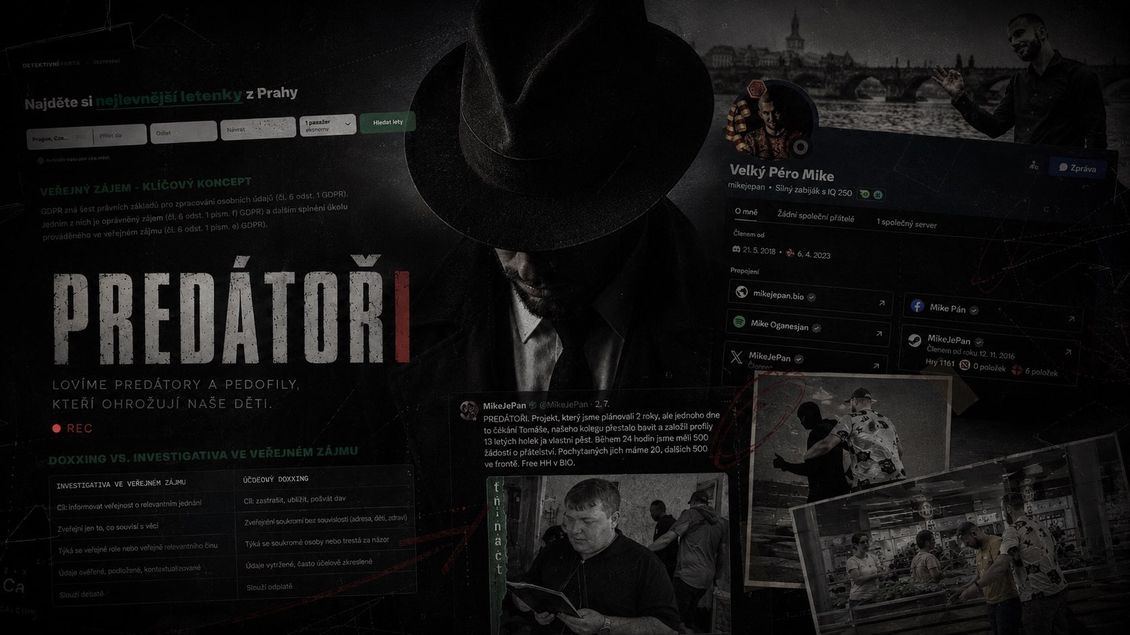 Oganesjan spustil projekt Predátoři. Policie spolupráci popírá, odborníci kritizují metody – Page Not Found