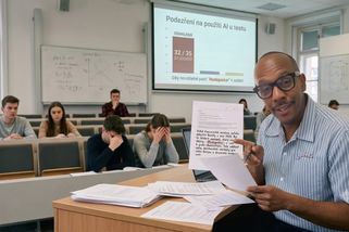 Profesor podezíral studenty z podvádění s AI. Připravil neviditelnou past, do které lapil 32 z 35 studentů