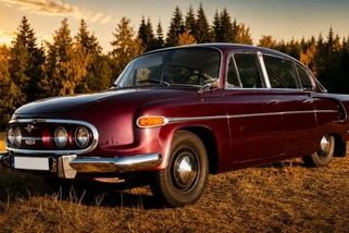 Nezvyklá Tatra 603 je právě na prodej. Neděsí komunistickou černou barvou a vypadá senzačně