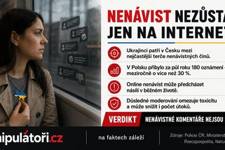 Od komentářů k útokům: Ukrajinka v Česku varuje před nenávistí