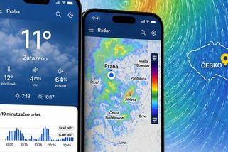 Revoluce v kapse. Česká AI aplikace od Meteocentra předpoví déšť na minutu přesně