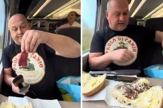 Fotbalový fanoušek si ve vlaku připravil steak pomocí žehličky na vlasy