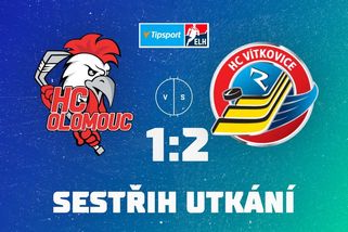 SESTŘIH: Skvělá premiéra pro Hrachovinu! Vítkovicím vychytal výhru v Olomouci - Sport.cz