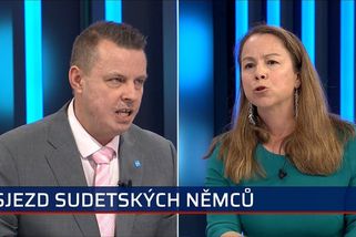 Ostrá hádka o landsmanšaft: Rajchl mluvil o kolaboraci. To si vyprošuju, křičela Šebelová | CNN Prima News