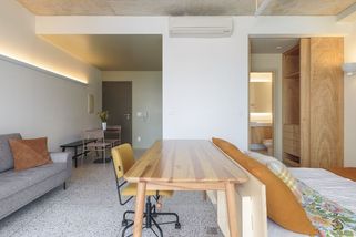 Architekti vytvořili pohodlné bydlení na 55 metrech s jedinou obytnou místností - Novinky