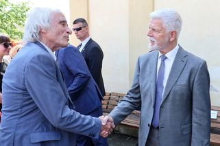 Zámek v Malči, kde pobývali Rieger a Palacký, navštívil prezident Pavel