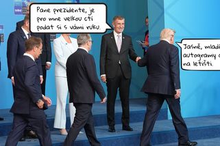 Babiš má fotku s Trumpem - Médium.cz