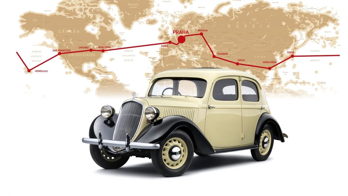 Před 80 lety kolem světa: Velkolepá jízda modelu ŠKODA RAPID