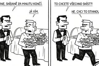 Host dorazil na hotelovou snídani minutu před koncem. Číšník už viděl všechno, nic si z toho nedělal - Médium.cz