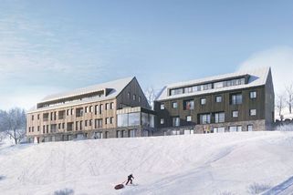 Přímo u sjezdovky začala v Peci pod Sněžkou stavba luxusních apartmánů - Novinky