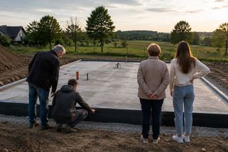 Bez pomoci rodičů bychom dům nikdy nepostavili, říkají. Mladý pár přitom vydělává 75 tisíc čistého