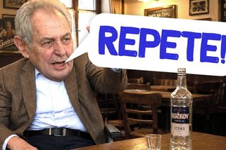Pokušení Miloše Zemana. Ne, není to kořalka, na Hradě je třeba vyčistit ten otravný čerstvý vzduch | Události Luďka Staňka