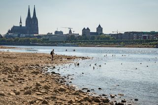 Z veletoku sotva řeka. Klíčová dopravní tepna západní Evropy vysychá - Seznam Zprávy