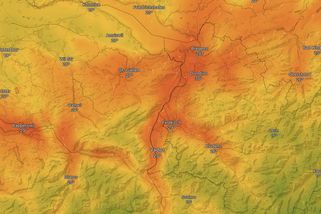V Alpách bylo kvůli fénu celou noc kolem 30 °C - Novinky