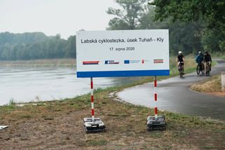 Středočeský kraj staví chybějící článek Labské cyklostezky, hotovo má být na jaře