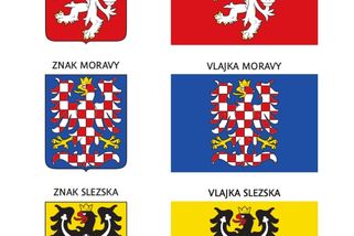 Poslanci navrhli uzákonit zemské vlajky a znaky Čech, Moravy a Slezska