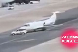 Na letišti v Miláně se srazilo auto s tryskáčem | Zajímavá videa