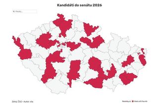 Kdo budou noví senátoři? Podívejte se, koho a kde volit ve volbách 2026
