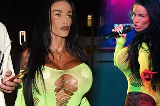 Své vnady nacpala do neonového body s průstřihy: Katie Price předvedla v Manchesteru divoký model - Super.cz