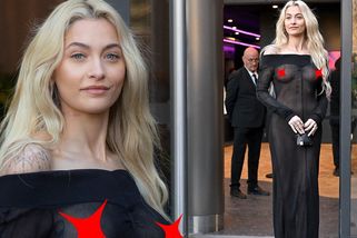 Bianca už inspirovala i dceru krále popu: Paris Jackson v Paříži šokovala šaty z punčocháčů bez podprsenky - Super.cz