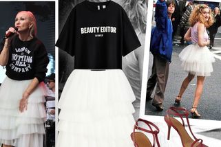 Carrie Bradshaw po česku? Bára Basiková ve Varech překvapila odvážnou tylovou sukní