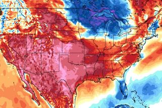 V USA bylo poprvé v historii v únoru 40 °C - Novinky