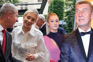 Velká premiéra ve společnosti: Babiš po boku půvabné Vivien neskrýval obrovskou hrdost