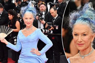 Helen Mirren s modrými vlasy rozdělila lidi na dva tábory. Do kterého patříte vy? - Super.cz