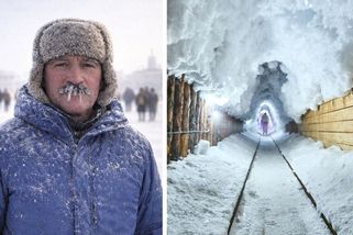 Sliny mrznou u úst, ryby se mění v led a mrtvé nelze pohřbít. V této vesnici klesají mrazy hluboko pod –50 °C