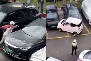 Řidič nenašel místo k nabíjení, v záchvatu zuřivosti pak demoloval okolní auta