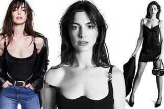 Anne Hathaway ve čtyřiceti zabodovala jako modelka. Takhle nádherná je v kampani Versace - Super.cz