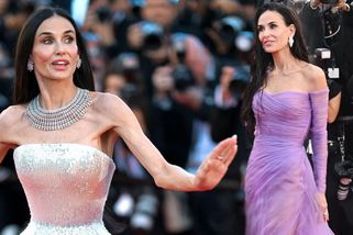 Demi Moore v Cannes oslňuje v průsvitných róbách. Pozornost strhly i její paže