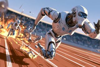 Videa z atletických závodů robotů baví internet. Někteří vybuchli, jiní ale běželi rychleji než Usain Bolt