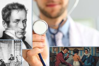 Styděl se přikládat ženám hlavu na prsa. Tak vznikl stetoskop! Příběh lékaře, který změnil svět medicíny