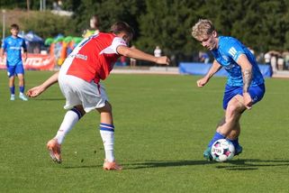 Úchvatný gól ve druhé lize proti Slavii. Trenér jen žasnul: Blázen, neskutečná rána! - Sport.cz
