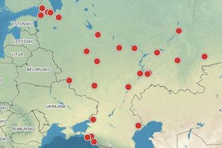 INTERAKTIVNÍ MAPA: Kam až dokáží Ukrajinci v Rusku udeřit - Novinky