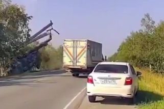 Vrtulník s ruskými propagandisty nouzově přistál na rušné silnici na Sachalinu. Došlo mu palivo - Novinky