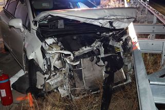 Srážka dvou vozidel na D1 u Přerova. Tři lidé skončili v nemocnici - Novinky