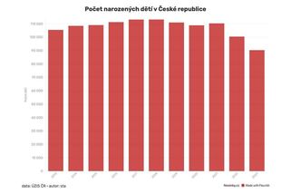 Za rok jsme ztratili jedno město. Demografové zjišťovali, proč v Česku klesá porodnost - Novinky