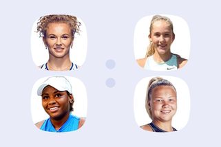 Siniaková Kateřina, Townsendová Taylor - Andrejevová Mirra, Šnajderová Diana