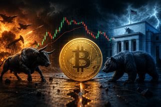 Bitcoin se týdny nehýbe, což je varování před pádem na 52 000 USD
