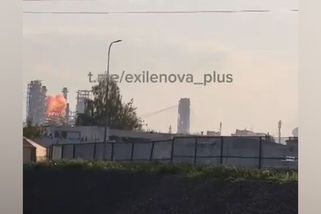 Jeden z největších dronových útoků na Rusko. V Moskevské rafinérii vypukl požár - Novinky