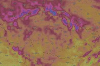 Studená fronta přinese bouřky a silné nárazy větru, varují meteorologové - Novinky