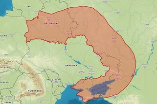 Mapa ukazuje, kde by Rusko zasáhly rakety s dosahem 300 kilometrů - Novinky