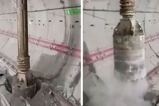 Stavbaři v Istanbulu se průzkumným vrtem trefili přímo do tunelu metra - Novinky