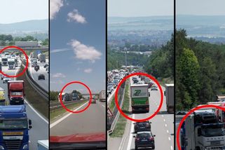 Pokuty, nepokuty. Šoféři kamionů dál bezostyšně předjíždějí na dálnicích u Brna, ukazuje video - Novinky