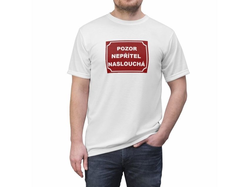 Tričko Nepřítel naslouchá - retro-darky.cz
